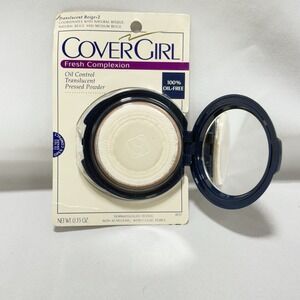 Vintage Cover Girl Oil Control Pressed Powder Translucent Beige 2